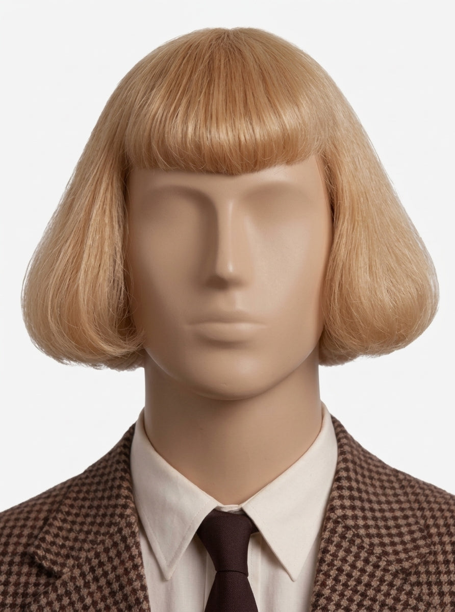 The "French Aristocrat" Blonde Bowl Cut Wig