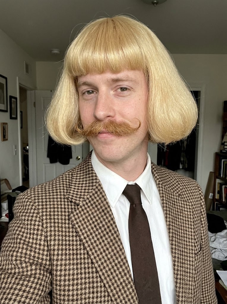 The "French Aristocrat" Blonde Bowl Cut Wig